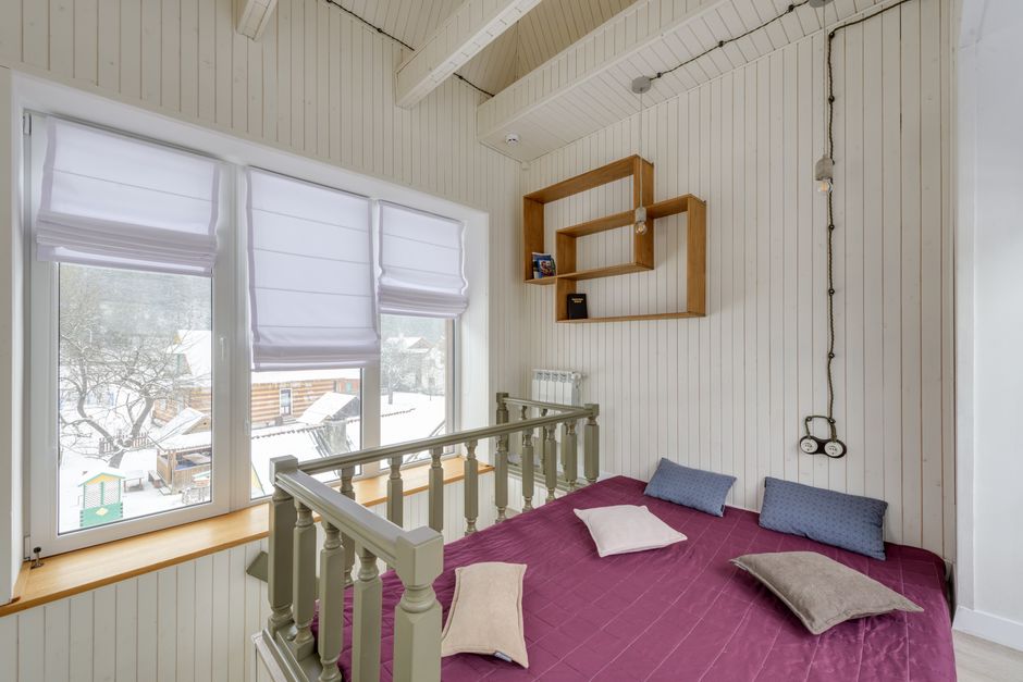 Professional applying spray foam home insulation